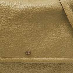 Mulberry Avocado Green Leather Flap Hobo