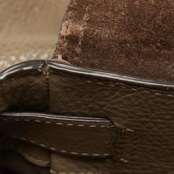 Pre Owned Mulberry Beige Leather Bayswater Satchel