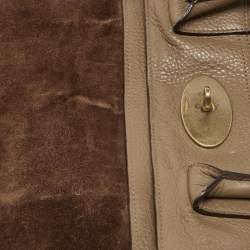 Pre Owned Mulberry Beige Leather Bayswater Satchel