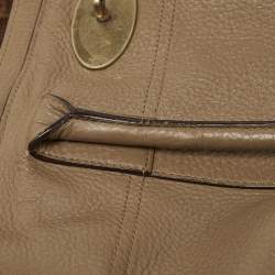 Pre Owned Mulberry Beige Leather Bayswater Satchel