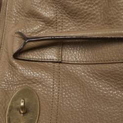 Pre Owned Mulberry Beige Leather Bayswater Satchel
