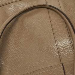Pre Owned Mulberry Beige Leather Bayswater Satchel
