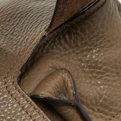 Pre Owned Mulberry Beige Leather Bayswater Satchel