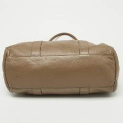 Pre Owned Mulberry Beige Leather Bayswater Satchel