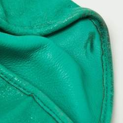 Mulberry Green Leather Taylor Top Handle Bag