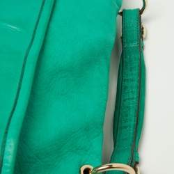 Mulberry Green Leather Taylor Top Handle Bag