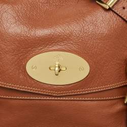 Mulberry Brown Leather Oversized Alexa Satchel