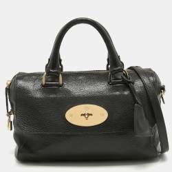 Mulberry Black Leather Del Rey Bag