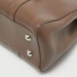 Mulberry Taupe Leather Small Bayswater Double Zip Tote