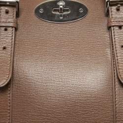 Mulberry Taupe Leather Small Bayswater Double Zip Tote