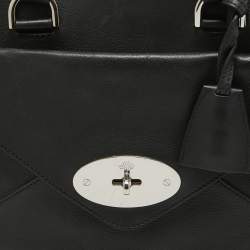 Mulberry Black Leather Small Willow Tote