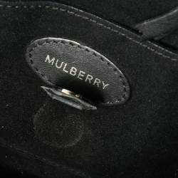 Mulberry Black Leather Small Willow Tote