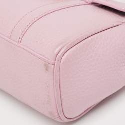 Pre Owned Mulberry Light Pink Leather Mini Bayswater Satchel