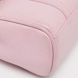 Pre Owned Mulberry Light Pink Leather Mini Bayswater Satchel