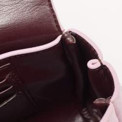 Pre Owned Mulberry Light Pink Leather Mini Bayswater Satchel