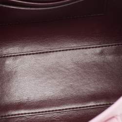 Pre Owned Mulberry Light Pink Leather Mini Bayswater Satchel