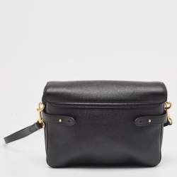 Mulberry Black Leather Small Belted Bayswater Shoulder Bag