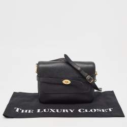 Mulberry Black Leather Small Belted Bayswater Shoulder Bag