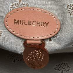 Mulberry Peach Leather Oversized Alexa Satchel