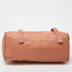 Mulberry Peach Leather Oversized Alexa Satchel