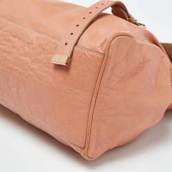 Mulberry Peach Leather Oversized Alexa Satchel