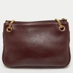 Mulberry Burgundy Leather Winsley Shoulder Bag
