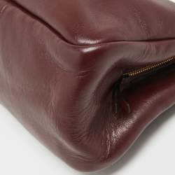 Mulberry Burgundy Leather Winsley Shoulder Bag