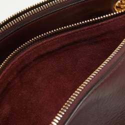 Mulberry Burgundy Leather Winsley Shoulder Bag