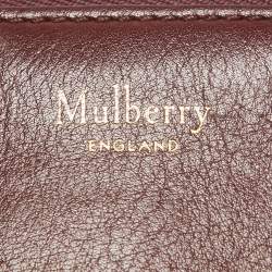 Mulberry Burgundy Leather Winsley Shoulder Bag