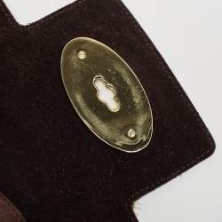 Pre Owned Mulberry Dark Brown Suede Bayswater Satchel