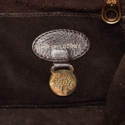 Pre Owned Mulberry Dark Brown Suede Bayswater Satchel