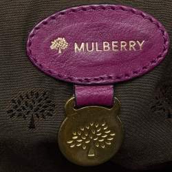 Mulberry Fuchsia Leather Oversized Alexa Satchel