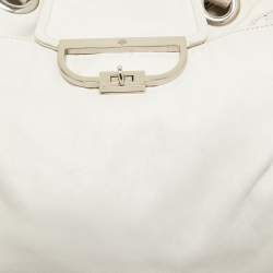 Mulberry Off White Leather Jenah Tote