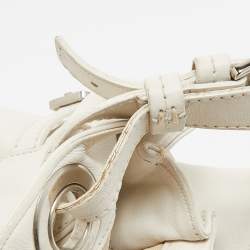 Mulberry Off White Leather Jenah Tote