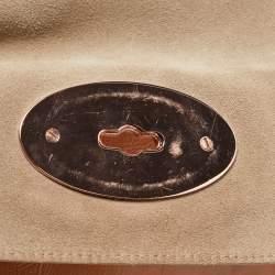 Mulberry Beige Patent Leather Bayswater Satchel