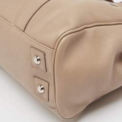 Pre Owned Mulberry Beige Leather Bayswater Satchel