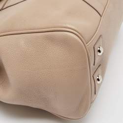 Pre Owned Mulberry Beige Leather Bayswater Satchel