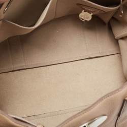 Pre Owned Mulberry Beige Leather Bayswater Satchel
