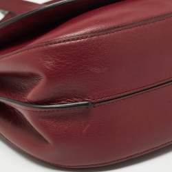 Mulberry Burgundy/Blue Leather Amberley Shoulder Bag