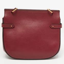 Mulberry Burgundy/Blue Leather Amberley Shoulder Bag