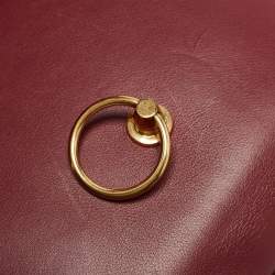 Mulberry Burgundy/Blue Leather Amberley Shoulder Bag
