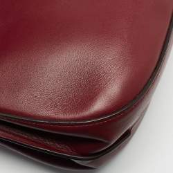 Mulberry Burgundy/Blue Leather Amberley Shoulder Bag