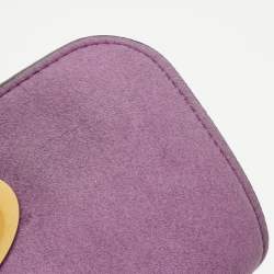 Pre Owned Mulberry Magenta Leather Small Lily Shoulder Bag