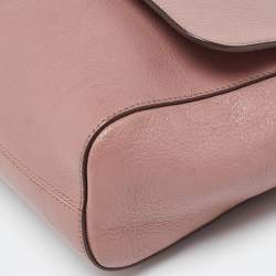 Mulberry Old Rose Leather Medium Lily Shoulder Bag