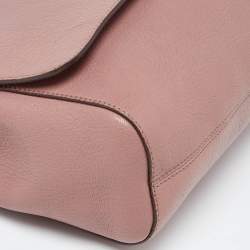 Mulberry Old Rose Leather Medium Lily Shoulder Bag