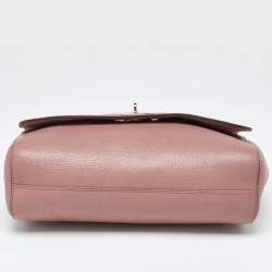 Mulberry Old Rose Leather Medium Lily Shoulder Bag