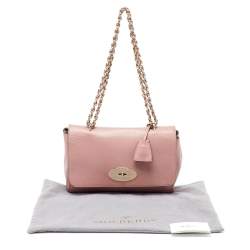 Mulberry Old Rose Leather Medium Lily Shoulder Bag