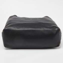 Mulberry Black Leather Effie Flap Hobo
