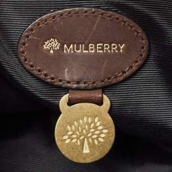 Mulberry Gold/Brown Crackled Foil and Leather Small Jody Tote