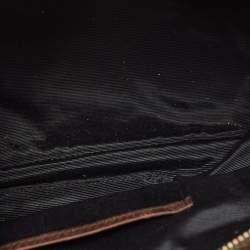 Mulberry Gold/Brown Crackled Foil and Leather Small Jody Tote
